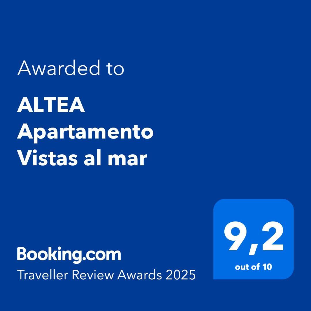 Altea Apartamento Vistas Al Mar Exteriör bild